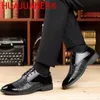 Dress Shoes Men Leather Casual Breathable Youth Business England Solid Color Fashion Low Top 231121