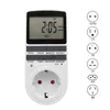 Timers Electronic Digital Switch EU US FR BR Plug Kitchen Outlet 230V 110V 7 Day 12/24 Hour Programmable Timing Socket 230422