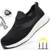 Dress Shoes Summer Breathable Work Safety Men Women Sneakers Light Steel Toe Indestructible AntiSmashing Boots 230421