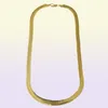 Chain Boutique 8.3mm Flat /Dragon Bone Retro Copper Hip Hop Herringbone Chain Necklace Metal Women Men Jewelry6394253