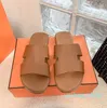 Mannen Slippers Designer Leren Sandalen Izmir nieuwe klassieke Flip Flop Oran zomer lente Heritage Kalfsleer Sandalen Zomer Lazy Large Beach Casual Slides maat