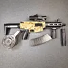 AAC Honey Badger Electric Contiding Firing Dart Blaster Shell éjecté pistolet jouet manuel de balle douce avec magazine de tambour CS