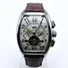 AAA Ginebra marca de lujo de cuero mecánico automático para hombre relojes drop tourbillon esqueleto oro hombres reloj de pulsera 301L