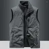 メンズベストPography Tactical Military Vest Men Clothing Work Winter Mountainereering Sleeveless Jacket Motelcycyrist Coat HuntingMan