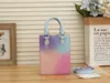 MT Gradient PETIT SAC PLAT Taschen Designer PU-Leder Handtaschen Geldbörsen Pochettes Mode Damen Umhängetasche Unterwegs Mini Schulter Dame Tote Channel Messenger Bag