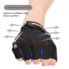 Cycling Gloves Half Finger Cycling Bike Gloves with Absorbing Sweat Design for Men and Women Bicycle Riding Outdoor Sports Accessories J0422