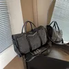 Duffel Bags Tiptoegirls большие мощности сумочка для женщин Высококачественная нейлоновая ткань сумка красивое плечо с вареньем черное серебро черное серебро