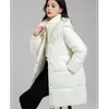 Женские плащи, толстые теплые пуховые куртки с хлопчатобумажной подкладкой, осенне-зимнее пальто, женские пуховики больших размеров, длинная парка с капюшоном в корейском стиле