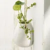 US Home Garden Balcony Ceramic Hanging Planter Flower Pot Plant Vase with Twine Little Bottle Home Decor327o