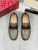 15 Style Luxury Trend sequins mens shoes Luxury Crocodile Pattern loafers High-end Designers Genuine Leather driving shoes party shoes Moccasins size 38-46