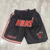 Short de basket-ball Short de poche brodé pour toutes les équipes 76 King Lake Magi Rapto Hea Warrio Bull Pantalon rétro en nickel