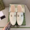 Designer Mules tofflor läder sandaler berömda designer kvinnor lyxiga hästbitar loafers princetown lägenheter casual skor scuffs c112201