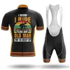 2022 eu ando como um homem velho bicicleta camisa de ciclismo mtb mountain bike roupas dos homens conjunto curto ropa ciclismo roupas maillot 258d