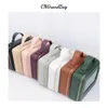 Cosmetic Bags Cases Customized Letters Colorful Saffiano Portable Case Travel Transparent Makeup PVC TPU Wash 230421