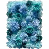 Decorative Flowers Artificial Rose Wall 40X60CM Wedding Supplies Embroidery Flower Display Studio Window Decoration Silk Background