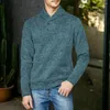 Felpe con cappuccio da uomo Felpa da uomo in tessuto morbido Maglione mezzo dolcevita slim fit Pullover autunnale caldo e traspirante con maniche lunghe per l'inverno