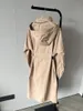 Женские тренчи, длинное пальто с поясом на талии, повседневная мода, осень 2024, осень 1110