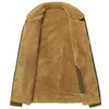 Мужская кожаная искусственная кожа DIMUSI Зимняя куртка Мужская военная флисовая теплая куртка Мужское пальто с меховым воротником Армейская тактическая куртка Jaqueta Masculina 5XL PA061 231122