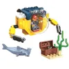 Blocos 793 peças 11617 Ocean Adventure Giant Ship Building Toy City Series 60266 Presentes para crianças montados 230421