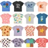 TSHIRTS Kids T Shirts Spring Summer Brand Boys Girls Girls Tryck Kort ärm tees T Shirts Baby Child Cotton Tops Clothes 230421