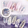 Poudres acryliques liquides Nail Art paillettes poudre de paillettes Super décoration patchs fée Hitomi 5 boîtes 231121