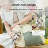 Sac de porteurs de chat Sac à bandoulière portable en toile respirante pour chiens épaule