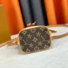 M81266 m46291 nano noe moda kova çantası tasarımcı çantaları kadın crossbody deri omuz çekme sling hafta sonu lüksler erkek tote çanta debriyaj kabartmalı çanta