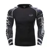 Herr t-shirts cody lundin uv skydd långärmad simma rashguard för män baddräkt snabb torr surf kör män sublimering t shirt gym toppar j231121