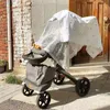 Delar Koreansk stil Baby Barnvagn Myggnät Net Mesh Fly Insect Shield Protection Summer Sunscreen Carriage Cover Crib Netting Accessory 230421