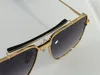 New popular sunglasses Symeta Type 403 men design K gold retro square frame fashion avant-garde style top quality UV 400 lens outdoor glasses