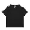 Herren T-Shirts High Street Y2K Briefdruck Kurzarm Baumwolle Sommer T-Shirts für Männer V-Ausschnitt Lässiges übergroßes T-Shirt Unisex Lose Top T-Shirts 230421
