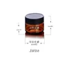 Amber Pet Plastic Cosmetic Jars Face Hand Lotion Cream Bottles With Black Screw Cap 60 ml 100 ml 120 ml AFQAG