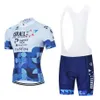 2022 ISRAELE ciclismo Jersey Bike Pantaloni Set 19D Ropa Uomo Estate Quick Dry Pro CICLISMO Camicie CORTO Maillot Culotte wear297n