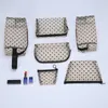 Cosmetische tassen Zet transparante mesh make -up case Organizer opbergzak Casual ritssluiting Toiletiek Was Make -up vrouwen reistas