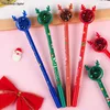 4Pcs Cute Christmas Pailletten Neutral Stift 0,5 mm Schwarze Tinte Cartoon Kreative Geschenke Schreibwaren Schreibwerkzeug Signatur