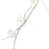Decoratieve bloemen Duidelijke kralen slinger 49,2in lengte kristal voor bruiloft