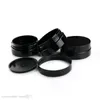 Bouteilles de pots cosmétiques en plastique PET noir avec couvercles couvercle intérieur rechargeable sans BPA anti-fuite 50 ml 60 ml 80 ml 100 ml 150 ml 200 ml 250 ml 5 Hcku