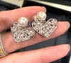Squisito orecchini pendenti a forma di cuore placcato in argento alla moda, orecchini di cristallo di design classico, orecchini Aretes, per le donne, accessori per gioielli per feste di nozze