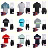 RAPHA Team Cyclisme Manches Courtes Jersey Cuissard Ensembles Hommes VTT Chemises Respirant Vélo Vêtements Kits Séchage Rapide Sport Tops U82002314w