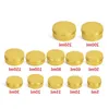 Gold Aluminum Containers Cosmetic Jars Tin for Lip Balm Cream Cosmetic Tea or Tobacco 5ml - 250ml Tbbnx