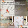 Outra decoração de casa jardim colorf Bird Window Film Static Privacy bloqueando vidro de calor para adesivos adesivos Drop Drop 2021 F4DPI DHBSR