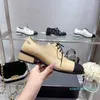 Scarpe eleganti Brogue con tacco basso di alta qualità Scarpe da donna in pelle firmate da lavoro LACCI Scatola