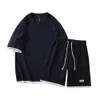 Tracksuits voor heren zomers shorts set casual sportkleding trainingspakken mannen streetwear outfits merk trends zweetpakken 230422