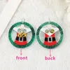 Charms 4 Stuks Kerst Gingle Bells Creatieve Acryl BuPendant Voor Sleutelhanger Ketting Sieraden Diy Maken