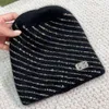 Designer Bucket Hat Men and Women Fashion Jacquard Unisex Without Eaves Hat Head Cover Cap Outdoor Knitted Cotton Hats Warm Autumn Winter Knitted Windbreak
