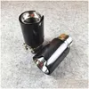 Muffler 1 adet araba tek egzoz kuyruk borusu m2 m3 m4 çıkış 92mm parlak karbon fiber m logo damla dağıtım cep telefonu motosikletler dhp87