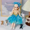 Poppen 30 cm Bjd-pop volledige set 1 6 Multi Joint Dress Up 3D Ogen Mode Prinses Kinderen Verjaardag Meisjes Diy Speelhuis Speelgoed 231122