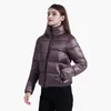 Women's Jackets SANTELON Winter Casual Padded Puffer For Women Coat Female Warm Short Parka Basic Windproof Waterproof Outdoor Clothes 231122