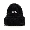 Berets Mulheres Plush Faux Fur Chapéus Grosso Pescador Fuzzy Balde Inverno Quente Fluff Bowl Engraçado Monstro dos Desenhos Animados