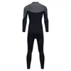 Dames Zwemkleding 2/3MM Neopreen Wetsuit Warm Heren en Dames Superelastisch CR Eendelig Duikpak met lange mouwen Snorkelen Surfen Rits